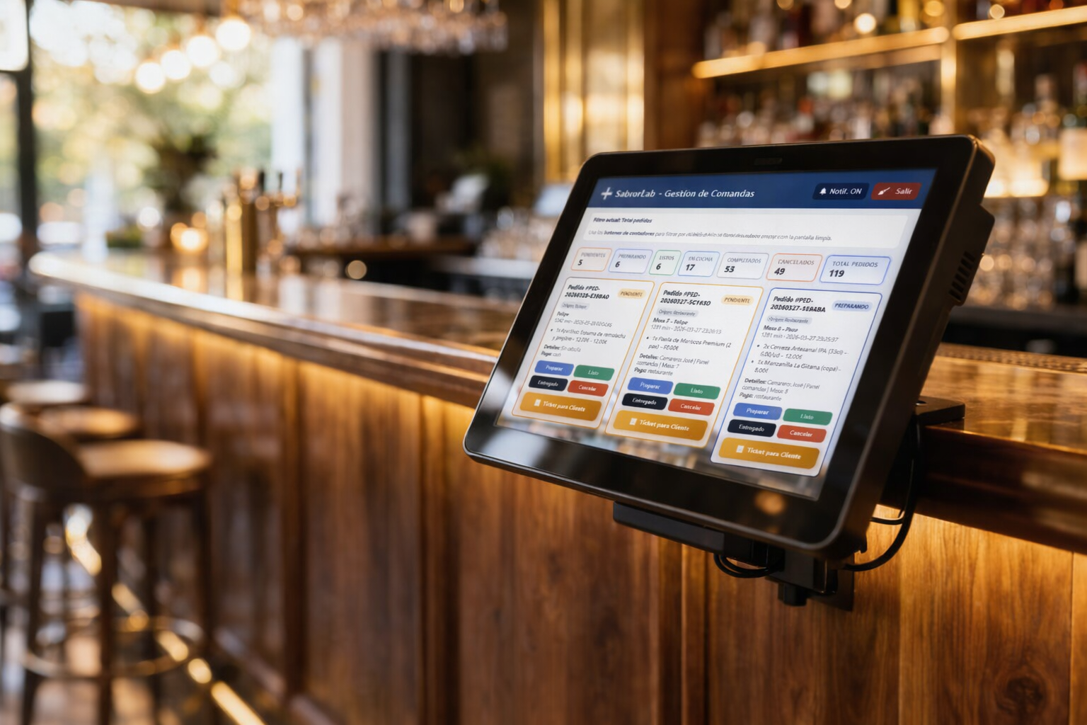 Gestión y chat desde el smartphone